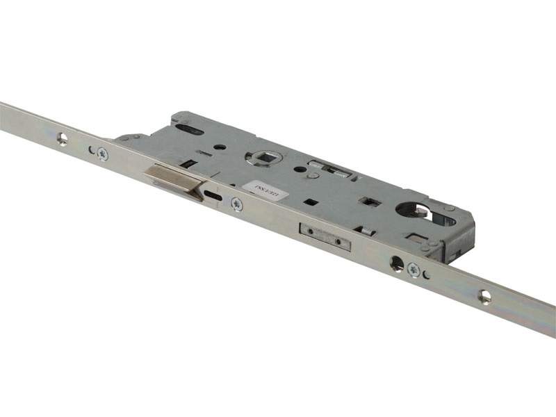 Замок Maxbar 3-х частный №856 привод от ручки F16/40/92/8мм, с 2 роликовыми цапфами L=900 мм