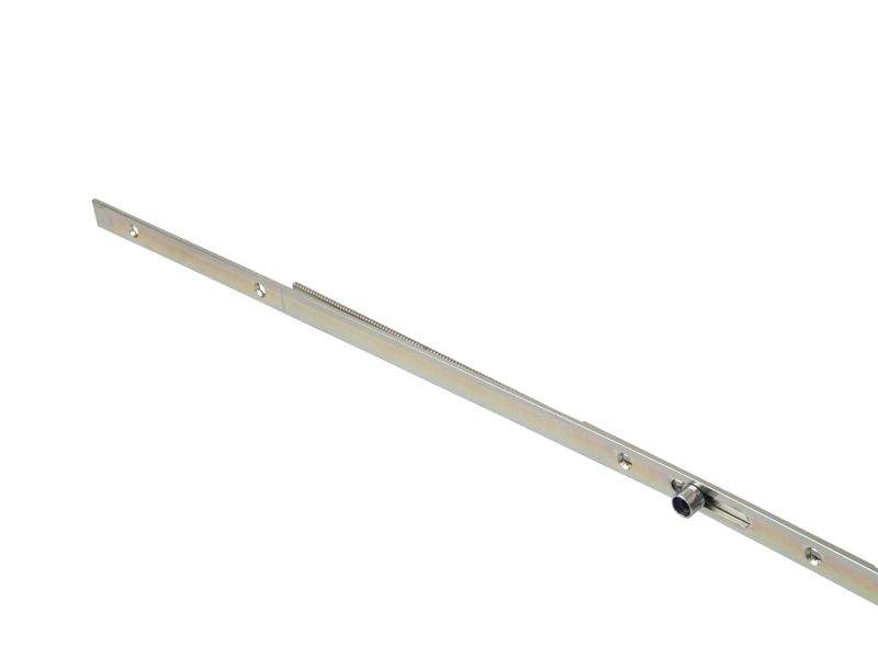 Замок Maxbar №856 привод от ручки F16/45/92/8мм, с 4 роликовыми цапфами удлиняемый Серебристый — изображение 2