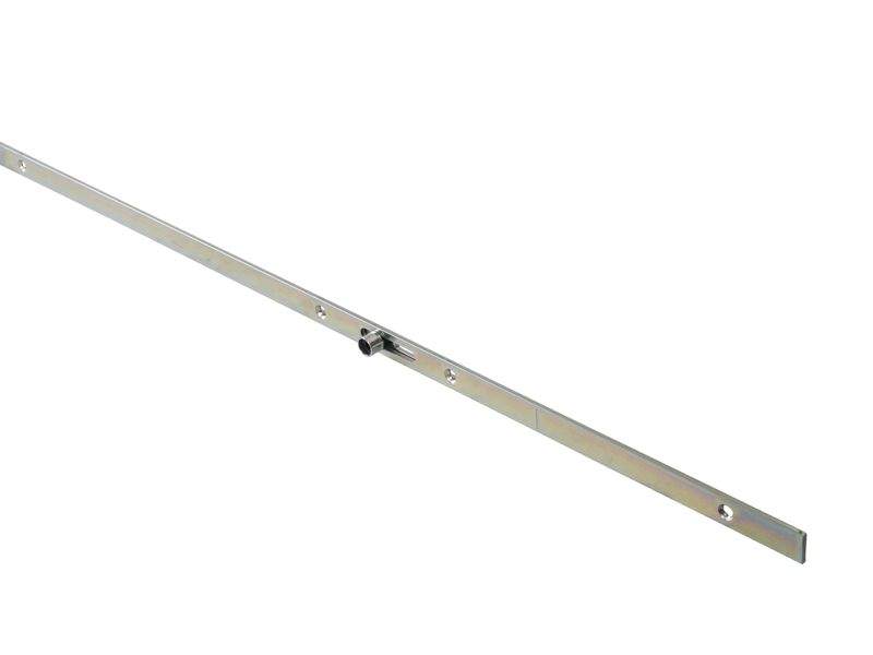 Замок Maxbar №856 привод от ручки F16/45/92/8мм, с 4 роликовыми цапфами удлиняемый Серебристый — изображение 3