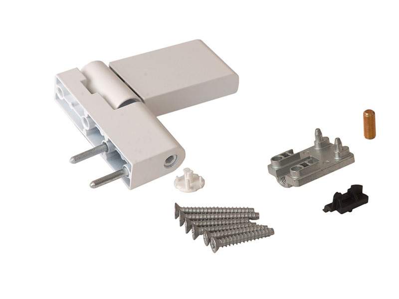 Петля дверная Roto Solid 150 P (110 кг), 14.5-17 мм RAL 9016 E, Белый — изображение 3