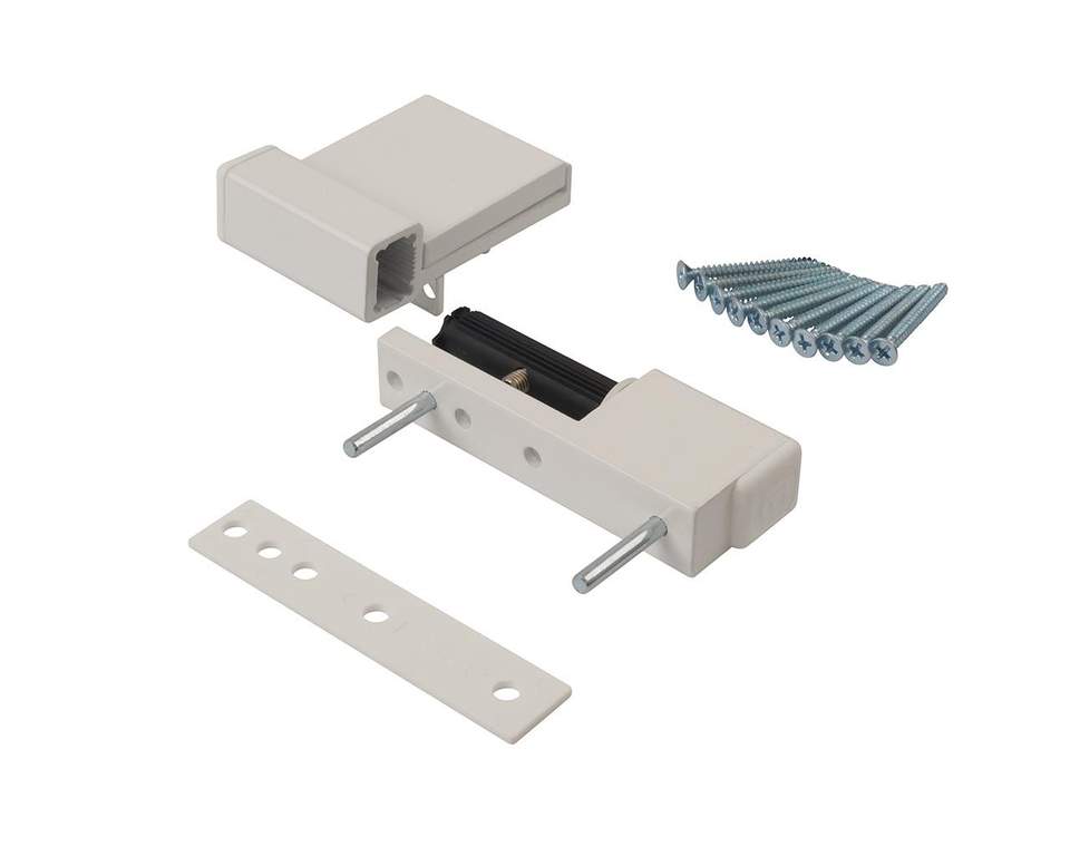 Петля дверная Elementis Compact, на 80кг., Белый RAL9016