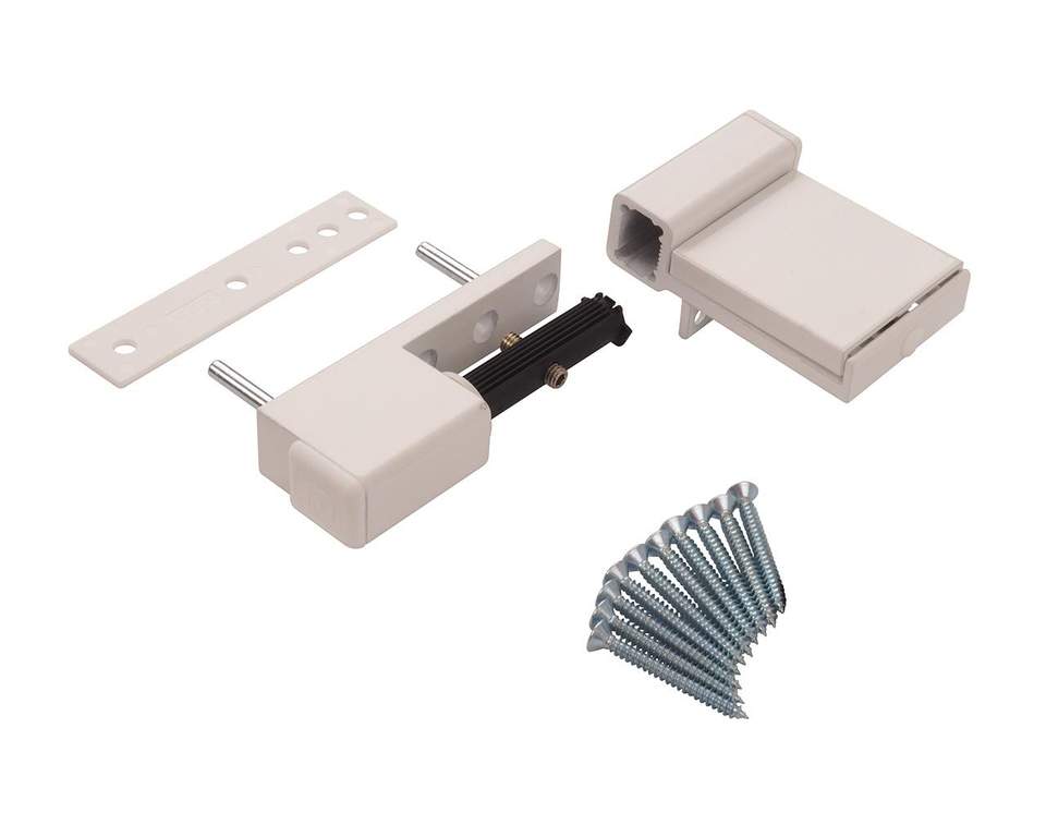 Петля дверная Elementis Compact, на 80кг., Белый RAL9016 — изображение 3