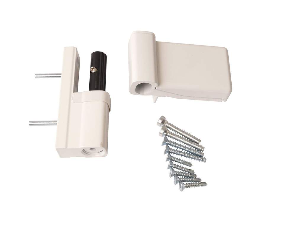 Петля дверная Elementis K-N (15-20 мм), на 120кг., Белый, RAL9016 — изображение 2