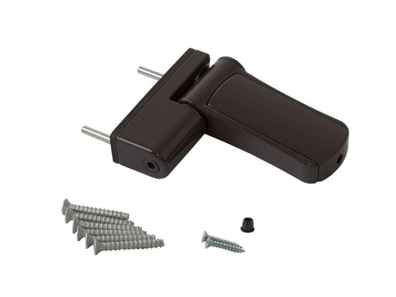Петля дверная ECO Tiger 16-19 мм, Коричневый RAL8019 — изображение 2