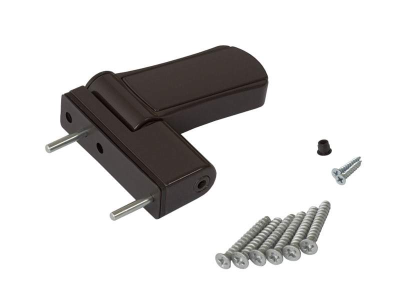 Петля дверная ECO Tiger 16-19 мм, Коричневый RAL8019 — изображение 3