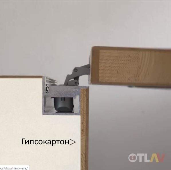 Петля скрытая для компланарных дверей, универсальная, 3D, 130x32/25 мм, 60 кг, цамак и алюминий, с 4 накладками и 4 винтами для крепления накладок, черный матовый — изображение 11
