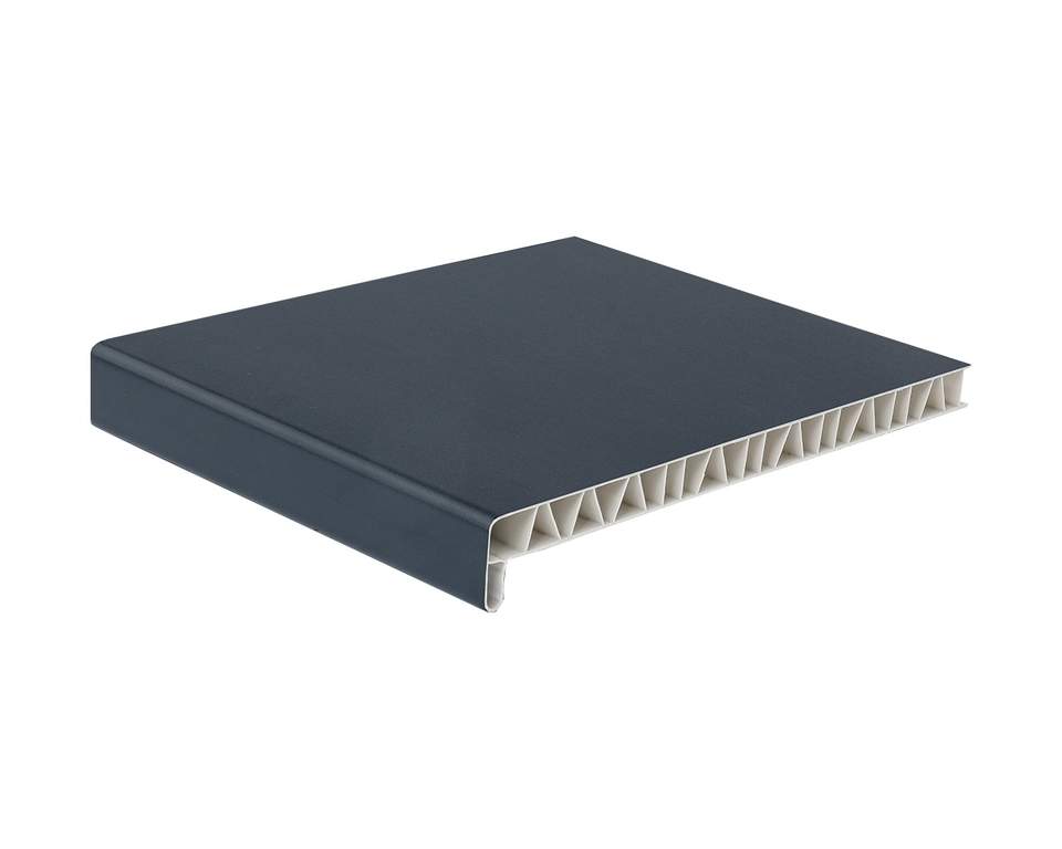 Подоконник пластиковый BAUSET МПР-40 /400/ антрацит /6,0м/