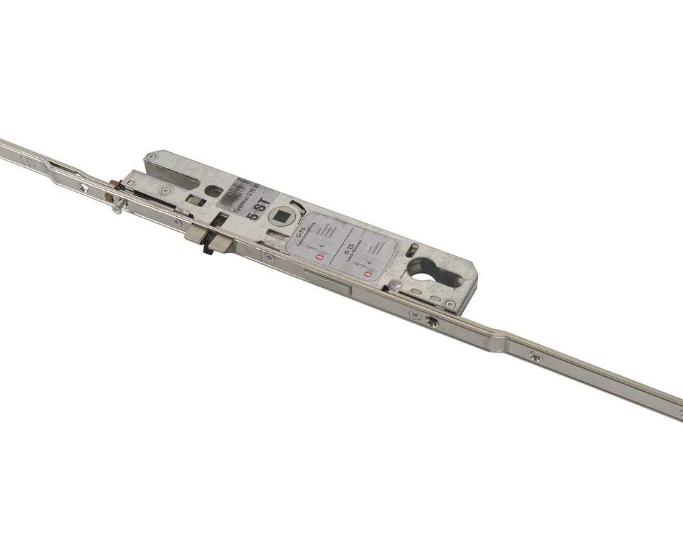Замок многозапорный G-TS MM с ригелем с 2 iS цапфами E92 PZ DM25 Цвет: серебро L=1.347 фикс.